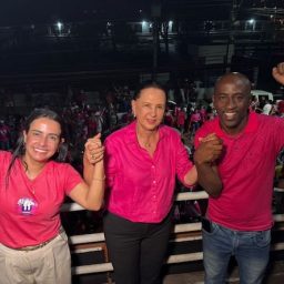 Laryssa Dias discursa em comemoração à sua vitória e reforça compromisso com o legado de Maria