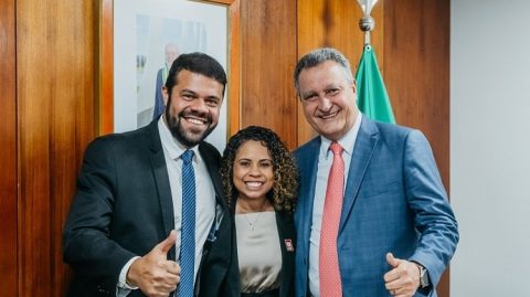 Dai de Léo de Neco participa de reunião com o ministro Rui Costa, em Brasília