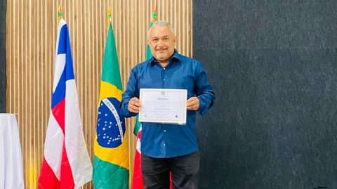 Liu da Cachoeira Alta é diplomado como vereador de Piraí do Norte