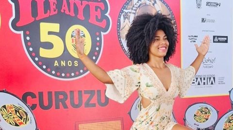 Karielle Souza representa Ibirapitanga na seletiva da 50ª Edição do Beleza Negra do Ilê Aiyê