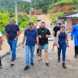 Prefeito Sandro Futuca e equipe avaliam danos das chuvas em Ibirataia