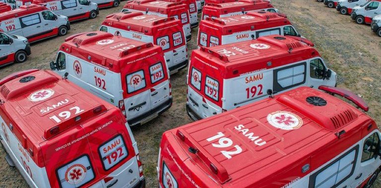 Bahia ganha 12 novas ambulâncias do Samu para ampliação do serviço