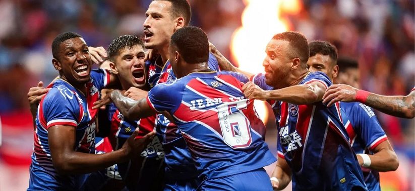 Com golaço de Pulga, Bahia domina o Vitória e abre vantagem na final