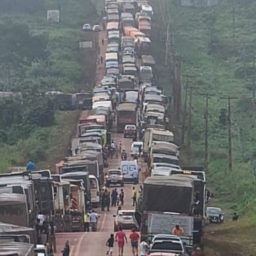 Caos no desvio da Veracel: carreta atolada trava a BR-101; veja alternativa