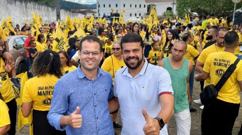 Léo de Neco prestigia a Marcha para Jesus em Ibirataia