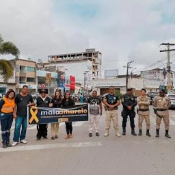 Prefeitura de Ipiaú encerra ações do Maio Amarelo com blitz educativa na Praça Ruy Barbosa