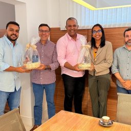 Presidente da OAB Ipiaú visita prefeito Sandro Futuca e fortalece parceria institucional