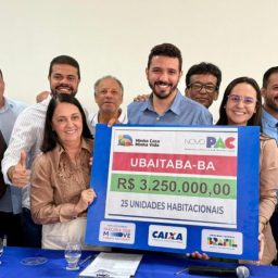 Ubaitaba é contemplada com mais de R$ 3 milhões para construção de unidades habitacionais