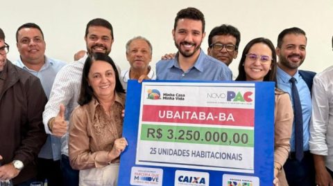 Ubaitaba é contemplada com mais de R$ 3 milhões para construção de unidades habitacionais