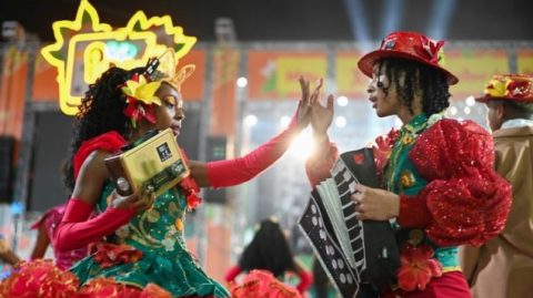 Quadrilhas juninas encantam o público na abertura do São Pedro de Ipiaú