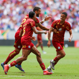 Com golaço de Juba, Bahia vence Santos e alcança recorde na Série A