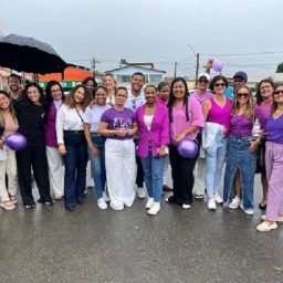 Prefeitura de Ibirapitanga promove caminhada pelo fim da violência contra a mulher