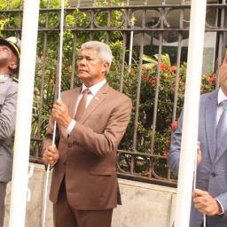 Sete de Setembro: Jerônimo Rodrigues e Bruno Reis se encontram novamente no hasteamento das bandeiras