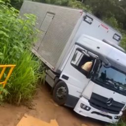 Caminhão é tomado de assalto na BR-101 e carga é roubada na zona rural de Maraú