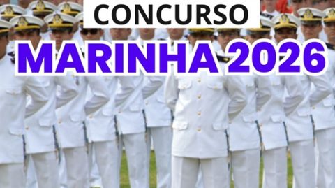 Marinha lança concurso nacional com salário de R$ 9,6 mil