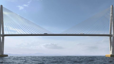 Governo da Bahia avança nas obras da Ponte Salvador–Itaparica com chegada de equipamentos ao estado