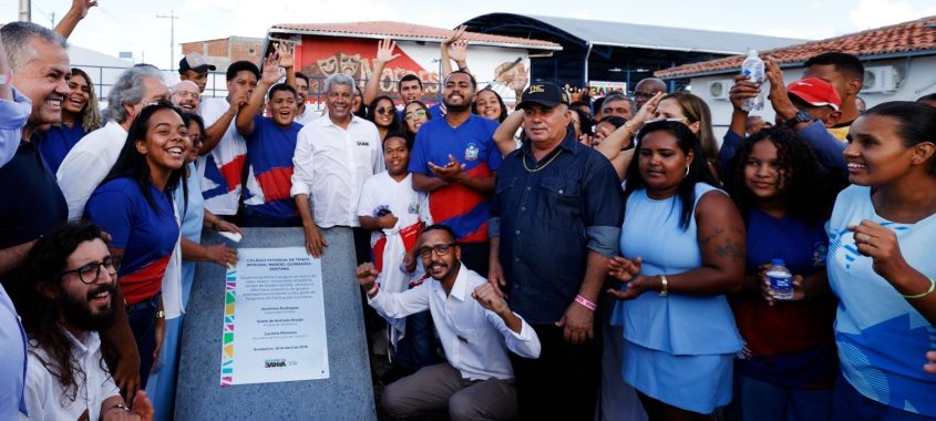 Jerônimo entrega escola de R$ 10 milhões e reforça educação integral em Nordestina