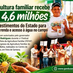 Agricultura familiar recebe R$ 4,6 milhões em investimentos do Estado para ampliar renda e acesso à água no campo