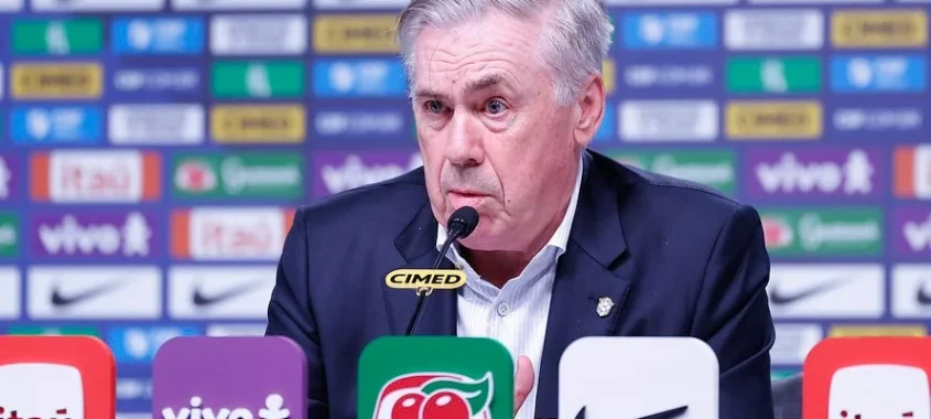 Ancelotti revela hoje os 26 convocados pela Seleção Brasileira para a Copa do Mundo