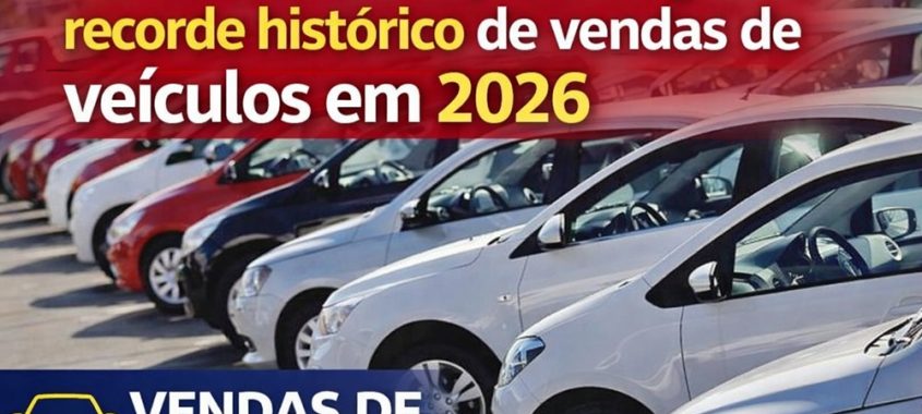Brasil acelera e pode registrar recorde histórico de vendas de veículos em 2026
