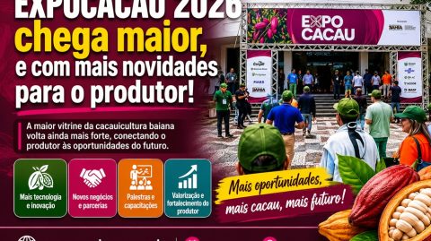 ExpoCacau 2026 chega maior, e com mais novidades para o produtor