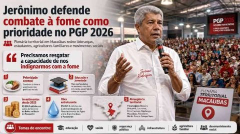 Governador Jerônimo reúne prefeitos no PGP 2026 em Macaúbas e reforça articulação política no Alto Sertão baiano