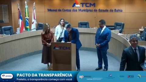Município de Ibirataia adere ao Pacto da Transparência e reforça compromisso com gestão pública aberta