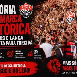 Vitória bate marca histórica de sócios e lança nova meta para torcida