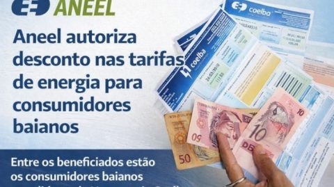 Aneel autoriza desconto nas tarifas de energia para consumidores baianos
