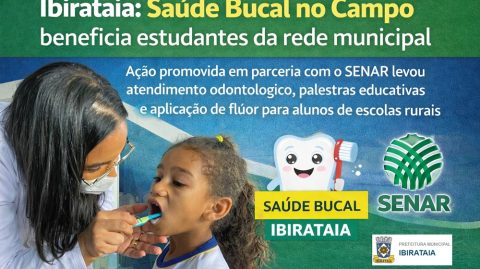 Ibirataia: Saúde Bucal no Campo beneficia estudantes da rede municipal