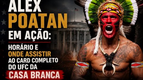 Alex Poatan em ação: horário e onde assistir ao card completo do UFC da Casa Branca
