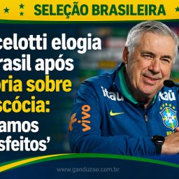 Ancelotti elogia o Brasil após vitória sobre a Escócia: ‘Estamos satisfeitos’