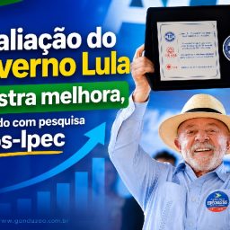 Avaliação do governo Lula registra melhora, de acordo com pesquisa Ipsos-Ipec