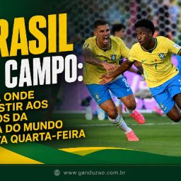 Brasil em campo: veja onde assistir aos jogos da Copa do Mundo nesta quarta-feira