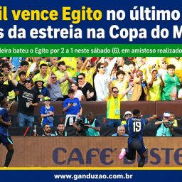 Brasil vence Egito no último jogo antes da estreia na Copa do Mundo