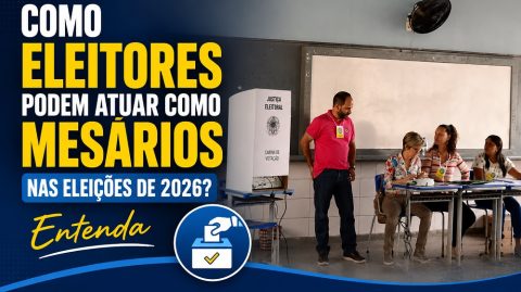 Como eleitores podem atuar como mesários nas Eleições de 2026? Entenda