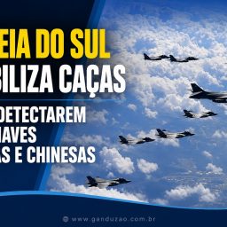 Coreia do Sul mobiliza caças após detectarem aeronaves russas e chinesas
