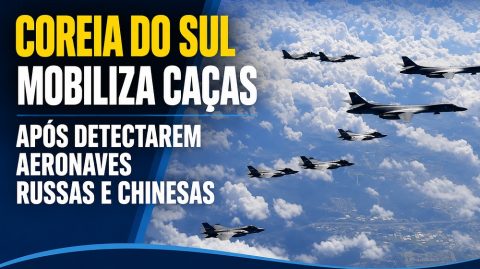 Coreia do Sul mobiliza caças após detectarem aeronaves russas e chinesas