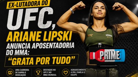 Ex-lutadora do UFC, Ariane Lipski anuncia aposentadoria do MMA: “Grata por tudo”