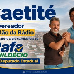 Caetité: Ex-vereador Paulão da Rádio declara apoio a pré-candidatura de Rafa de Hildécio para Deputado Estadual