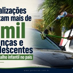 Fiscalizações afastam mais de 4 mil crianças e adolescentes do trabalho infantil no país