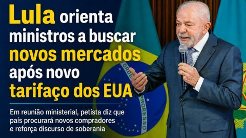 Lula orienta ministros a buscar novos mercados após novo tarifaço dos EUA