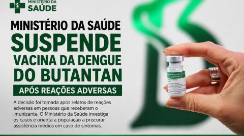 Ministério da Saúde suspende vacina da dengue do Butantan após reações adversas