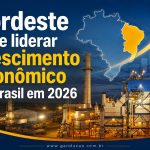 Nordeste deve liderar crescimento econômico do Brasil em 2026