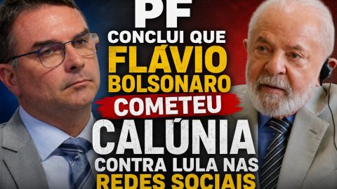 PF conclui que Flávio Bolsonaro cometeu calúnia contra Lula nas redes sociais