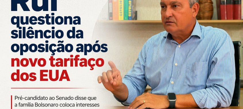 Rui questiona silêncio da oposição após novo tarifaço dos EUA
