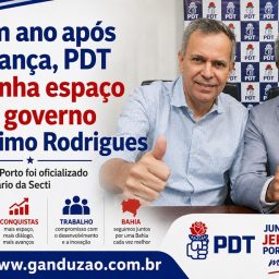 Um ano após aliança, PDT ganha espaço no governo Jerônimo Rodrigues