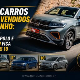 50 carros mais vendidos de junho: T-Cross supera Polo e Dolphin fica entre os 10