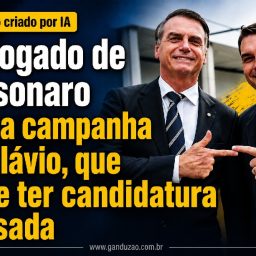 Vídeo criado por IA: Advogado de Bolsonaro culpa campanha de Flávio, que pode ter candidatura cassada