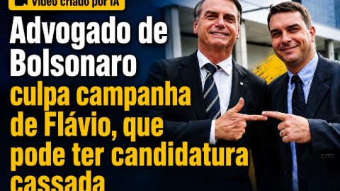Vídeo criado por IA: Advogado de Bolsonaro culpa campanha de Flávio, que pode ter candidatura cassada